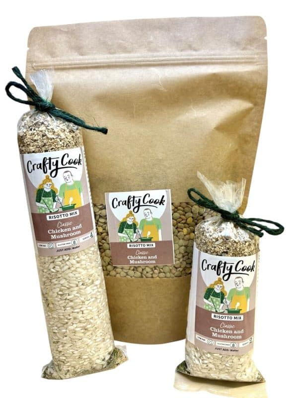Chicken and Mushroom Risotto Mix. Dried Meal Kit from Crafty Cook by Kandy Kitchen Creations