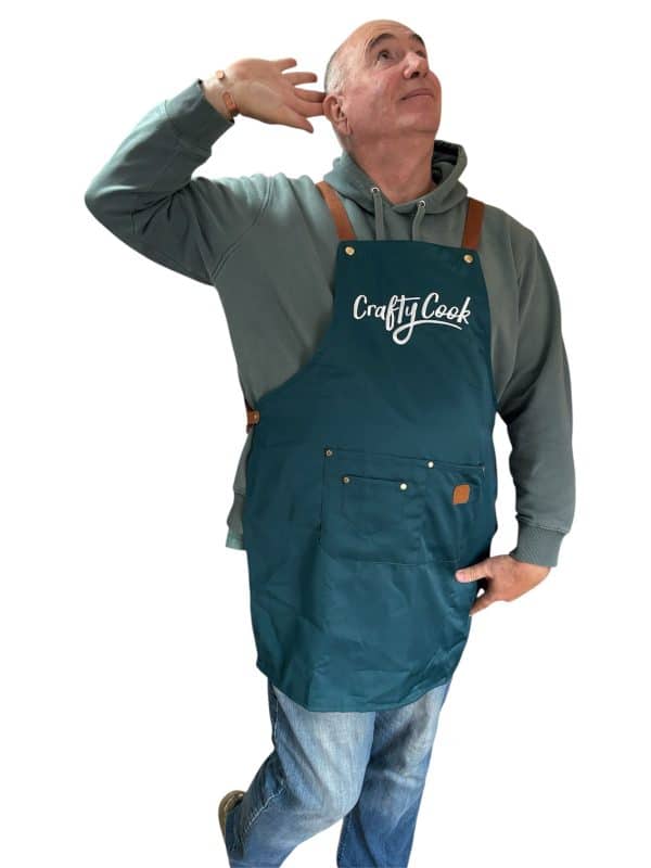 Teal Crafty Cook apron