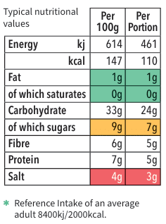 Scotch Broth Soup Mix Nutritional Values