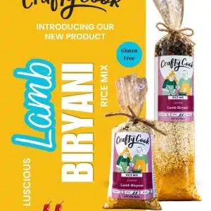 Lamb Biryani Rice Mix by Crafty Cook. Meal kits made for easy fuss free cooking